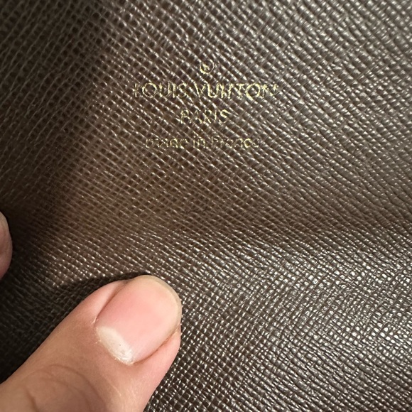 Louis Vuitton Brown Monogram Mini Lin Sarah Ebene Long wallet - Picture 5 of 9